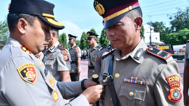 Sebanyak 19 Pejabat Polres Aceh Timur Berganti