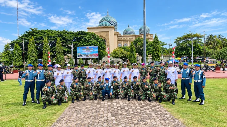 HUT ke-81 TNI, Lanal Lhokseumawe Tegaskan Komitmen Bersama Rakyat
