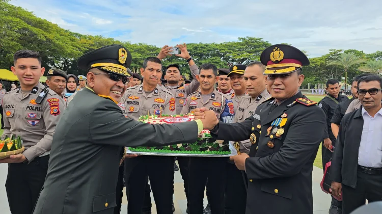 Kejutan Kapolres Lhokseumawe di HUT TNI, Simbol Soliditas TNI-Polri
