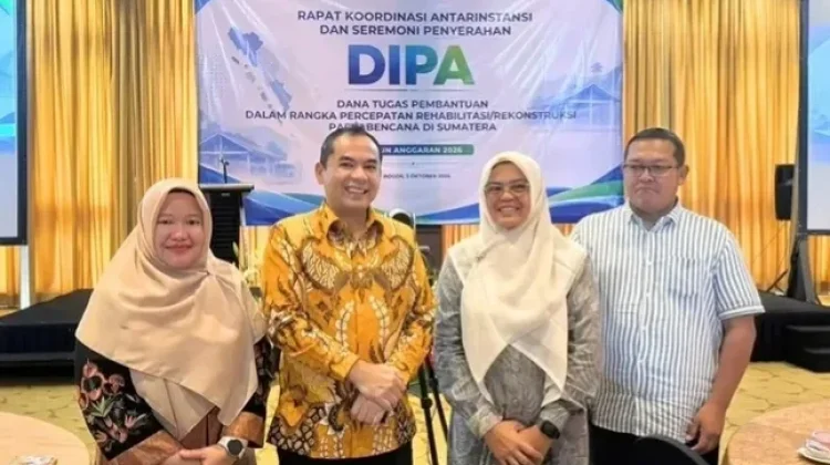 Wali Kota Lhokseumawe Hadiri Penyerahan DIPA Dana Tugas Pembantuan Pascabencana