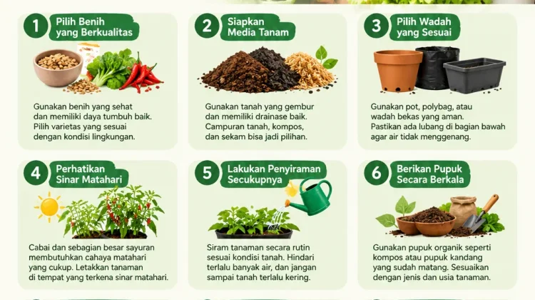 Tips Menanam Pohon Cabai dan Sayur-Sayuran