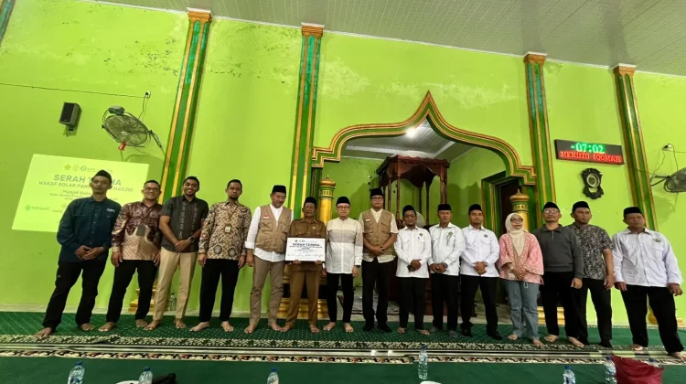 Kemenag dan Multipihak Resmikan PLTS Atap di Masjid Nurul Iman Aceh Tamiang