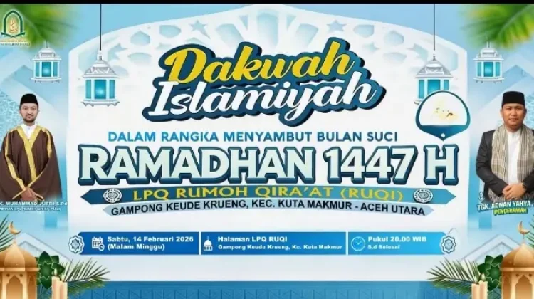 LPQ Rumoh Qira’at Gelar Dakwah Sambut Ramadhan 1447 H