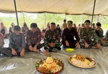 TNI Rampungkan Jembatan Bailey Desa Alue Leuhob