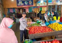Patroli Pasar, Polisi Perketat Pengawasan Cegah Aksi Kriminalitas