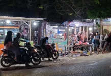 Penjual Daging Meugang Musiman Mulai Ramai di Aceh Utara