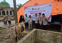 Mahasiswa STIK-PTIK Angkatan 83 Sumbang 11 Ekor Hewan Ternak