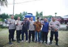 Kapolres Lhokseumawe Resmikan Sumur Bor di Lancang Barat