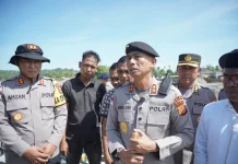Kapolda Aceh Tinjau Progres Pembangunan Jembatan Bailey di Sawang