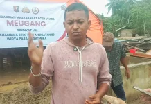 Warga Langkahan Minta Pemerintah Perbaiki Tanggul Arakundo