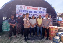 Polres Aceh Utara Kembali Distribusikan Bantuan Kapolri untuk Korban Bencana