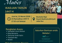 IKADJAN Buka Donasi Mubes Ramadan 1447 H