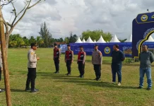 Pengamanan HUT ke-44 PT PIM, Ratusan Personel Siaga Amankan Bazar Takjil dan Tabligh