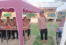 Kapolres Lhokseumawe Buka Puasa Bersama Personel BKO Brimob Polda Kaltim