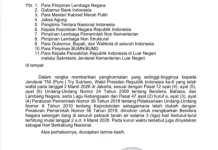 Pemerintah Tetapkan Hari Berkabung Nasional Tiga Hari