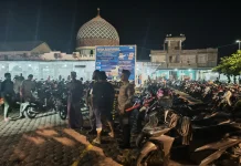Jaga Kekhusyukan Tarawih, Polsek Banda Sakti Amankan Masjid di Malam Ramadan