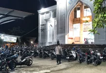Polsek Banda Sakti Siaga Amankan Shalat Tarawih di Sejumlah Masjid