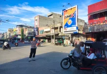 Personel Polsek Banda Sakti Atur Lalu Lintas di Titik Rawan Kemacetan