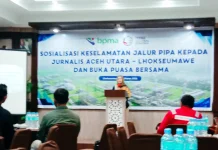 PGE Sosialisasi Keselamatan Jalur Pipa Kepada Jurnalis Pase