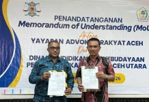 YARA dan Disdikbud Aceh Utara Teken MoU Pendampingan Hukum