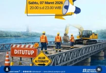 Malam nanti, Jembatan Bailey Kutablang Ditutup Lagi guna Perbaikan