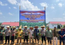 Polres Lhokseumawe Tanam Jagung Serentak Kuartal I Tahun 2026