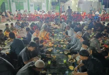 Warga Panggoi Indah Gelar Buka Puasa Bersama, Kari Kambing Menjadi Menu Utama