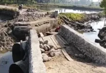 TNI Bangun Jembatan Aramco di Lancang Barat Dewantara