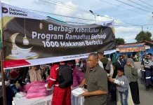 Semangat Berbagi, Perta Arun Gas Berbagi 1.000 Paket Makanan Berbuka Puasa