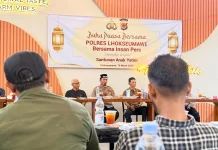 Polres Lhokseumawe Buka Puasa Bersama Insan Pers