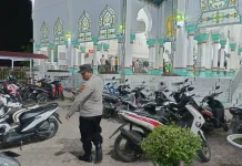 Polsek Muara Satu Amankan Shalat Tarawih, Imbau Jamaah Waspada Curanmor