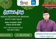 Ustadz Khairunnasri Ingatkan Bahaya Hati Mati pada Manusia