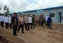 Menkopolkam serahkan Huntap untuk 104 Korban Banjir Lapang