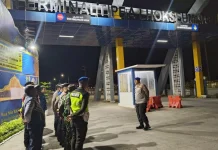 Apel Malam Pos Pelayanan Ops Ketupat Seulawah Digelar di Terminal Kandang