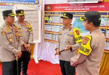 Kapolda Aceh Tinjau Pos Pelayanan Lebaran di Lhokseumawe