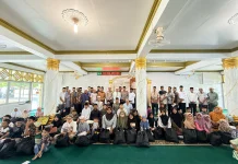 Wakapolres Lhokseumawe Santuni Anak Yatim di Masjid Al Mabrur