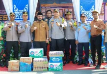 Bupati Al- Farlaky dan Kapolres Tinjau Pos Mudik Lebaran di Aceh Timur
