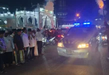 Polisi Amankan Pawai Takbir Idul Fitri 1447 H di Dewantara Aceh Utara