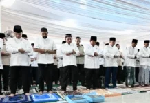 Presiden Prabowo Shalat Idulfitri dan Halalbihalal di Aceh Tamiang