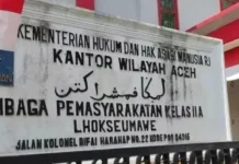 Lapas Lhokseumawe Berikan Remisi Lebaran untuk Ratusan Narapidana