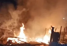 Tiga Rumah Terbakar di Blang Mangat Lhokseumawe