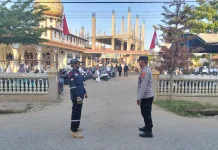 Shalat Idul Fitri di Masjid Baitannur Muara Batu Berjalan Lancar