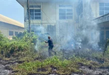 Kebakaran Lahan 1,5 Hektar Perbatasan Lhokseumawe Aceh Utara Berhasil Padam