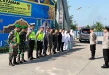 Personel TNI Ikut Siaga Pengamanan Ops Ketupat di Lhokseumawe