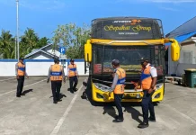Terminal Tipe A Lhokseumawe Berangkatkan 7 Armada Bus Selama Idul Fitri 1447 H