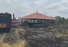 Gerak Cepat TNI, Kebakaran Semak di Krueng Inong Berhasil Diredam