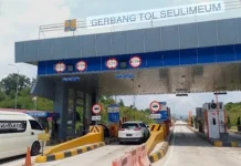 Arus Balik Lebaran, Volume Kendaraan di Tol Sibanceh Melonjak Tajam