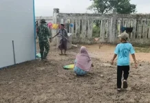 Koptu Muzakir, Pererat Silaturahmi Bersama Warga Huntap Kuala Cangkoy