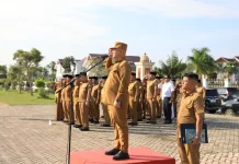 Bupati Aceh Utara Minta Pimpinan OPD Tingkatkan Pelayanan Publik Pasca Lebaran