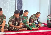 Dari Makodim untuk Lebanon, Doa Khusyuk Iringi Kepergian Praka Farizal Romadhon